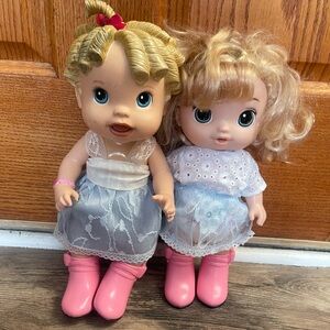 Adorable Dolls with Pink Boots